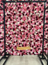 Charger l&#39;image dans la galerie, Mur de fleurs rose 
